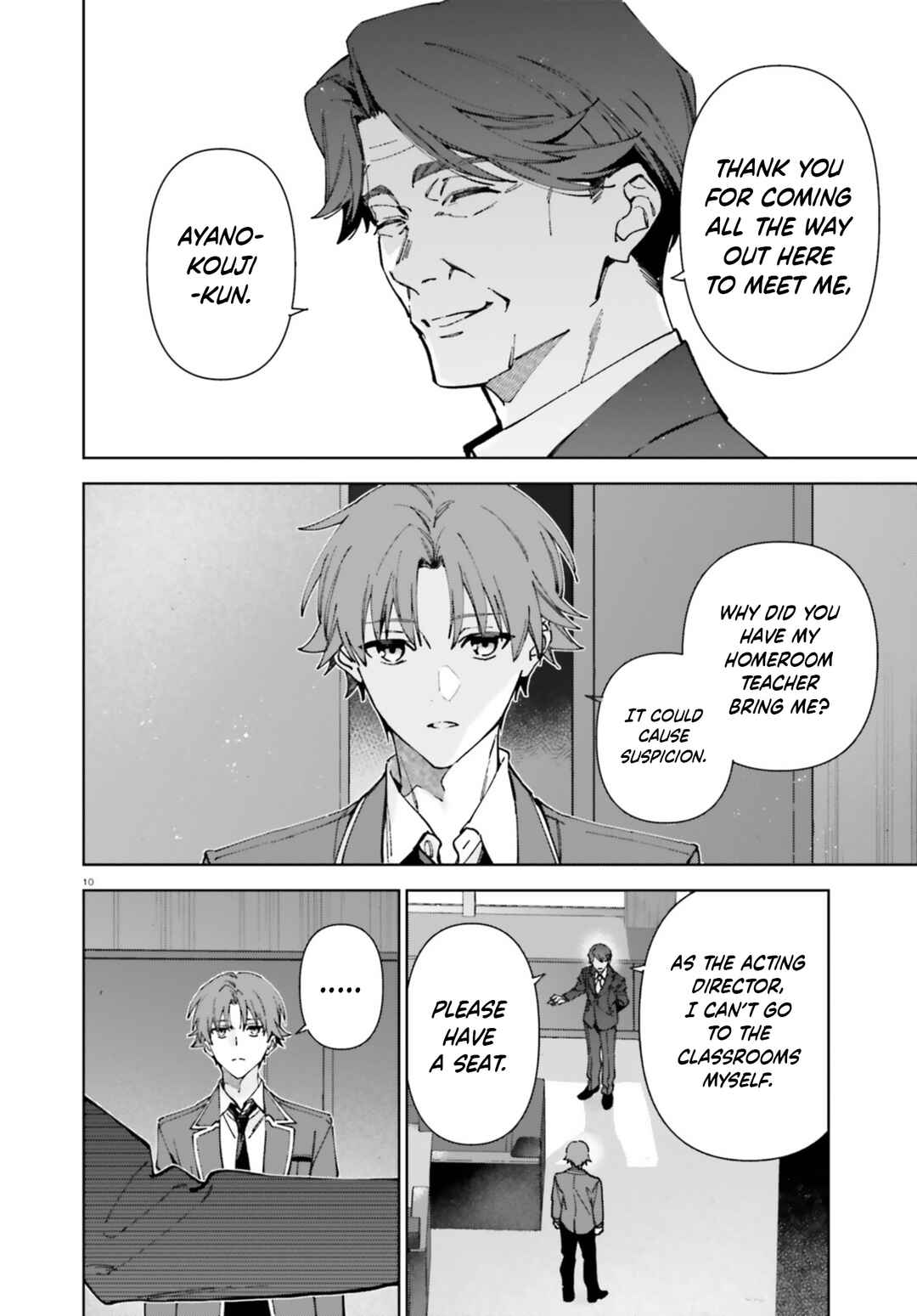 Page 10 Chapter 19 Youkoso Jitsuryoku Shijou Shugi no Kyoushitsu e: 2-nensei-hen