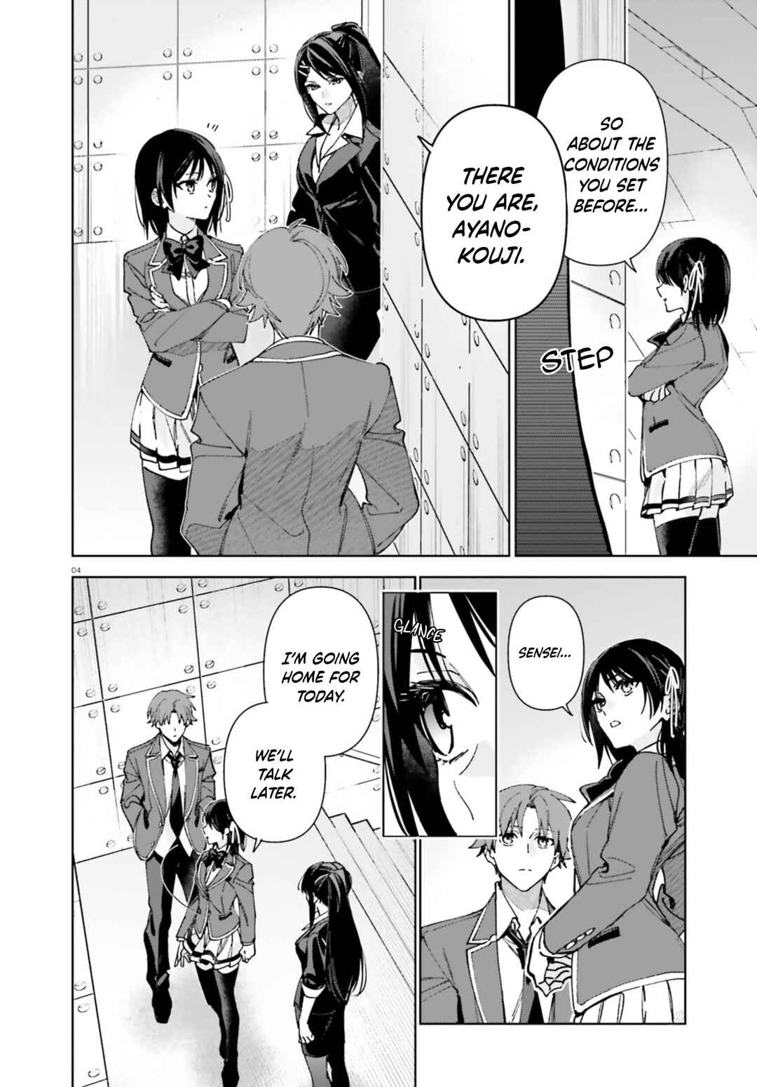 Page 4 Chapter 19 Youkoso Jitsuryoku Shijou Shugi no Kyoushitsu e: 2-nensei-hen