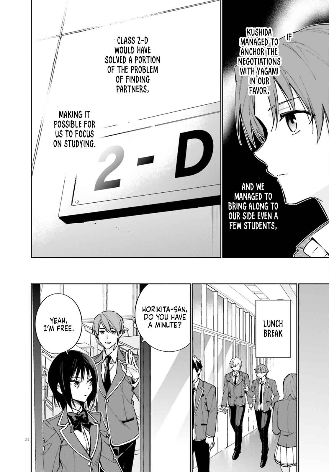 Page 25 Chapter 6 Youkoso Jitsuryoku Shijou Shugi no Kyoushitsu e: 2-nensei-hen