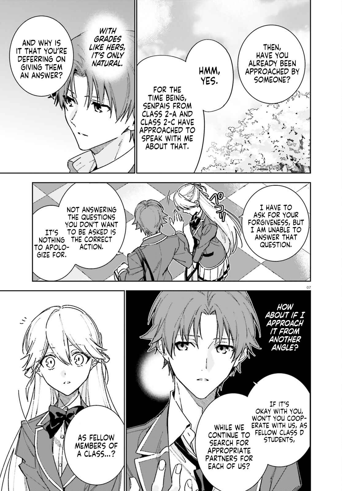 Page 8 Chapter 6 Youkoso Jitsuryoku Shijou Shugi no Kyoushitsu e: 2-nensei-hen