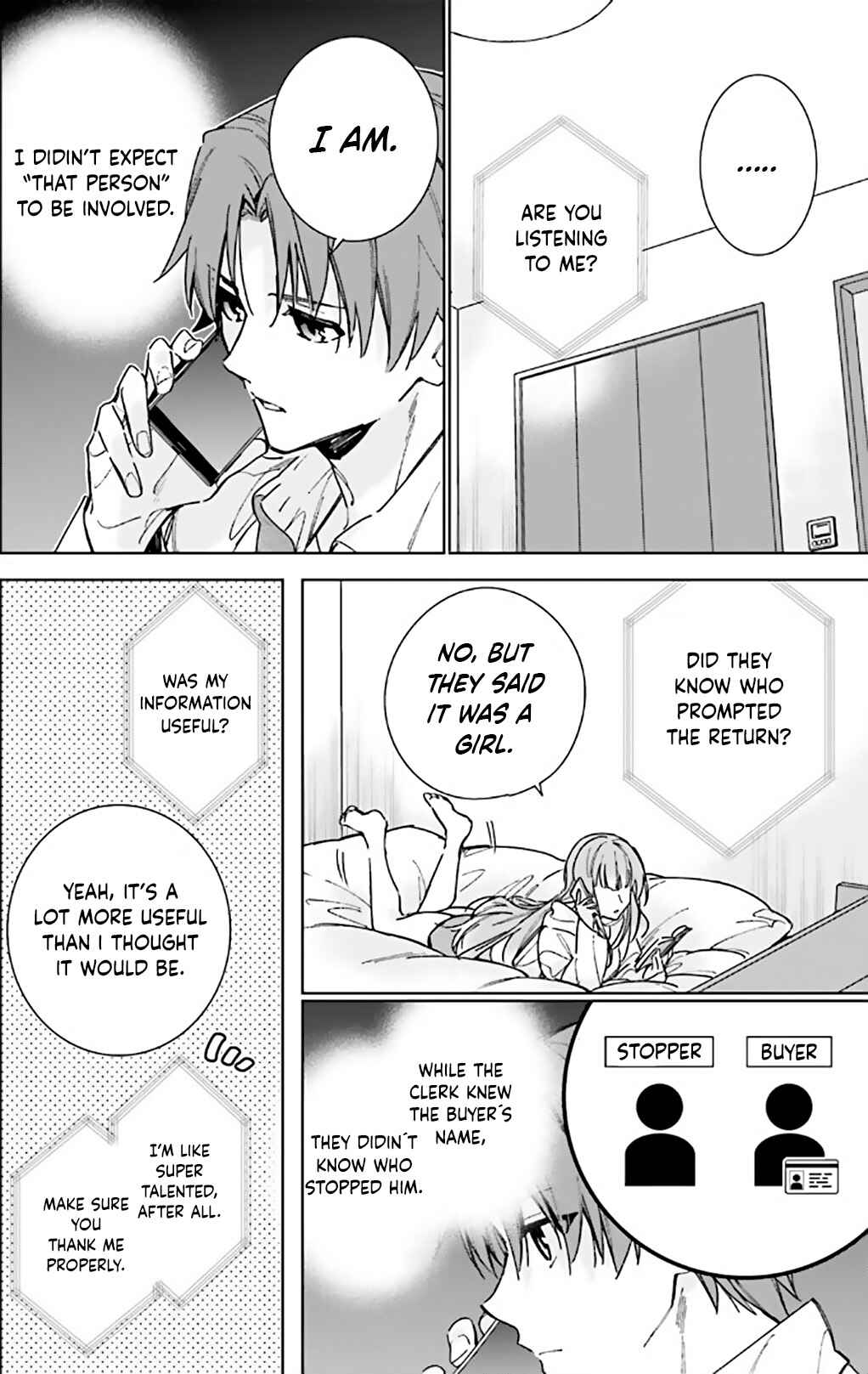 Page 4 Chapter 10 Youkoso Jitsuryoku Shijou Shugi no Kyoushitsu e: 2-nensei-hen