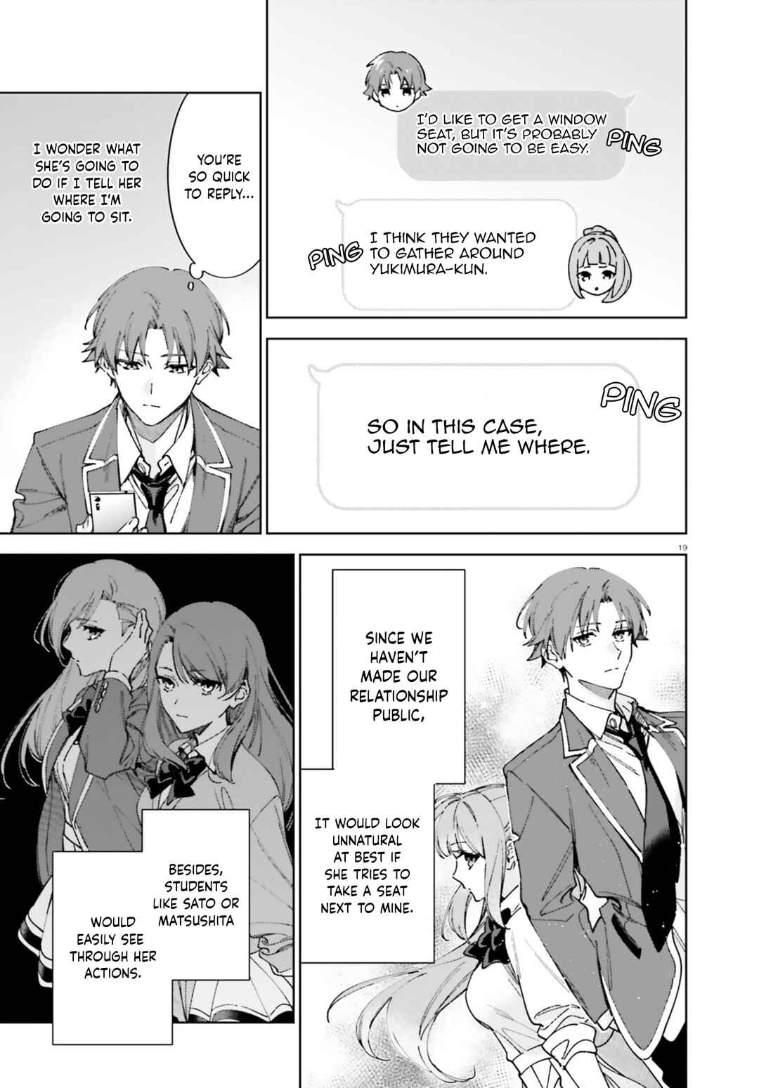 Page 19 Chapter 19.70 Youkoso Jitsuryoku Shijou Shugi no Kyoushitsu e: 2-nensei-hen