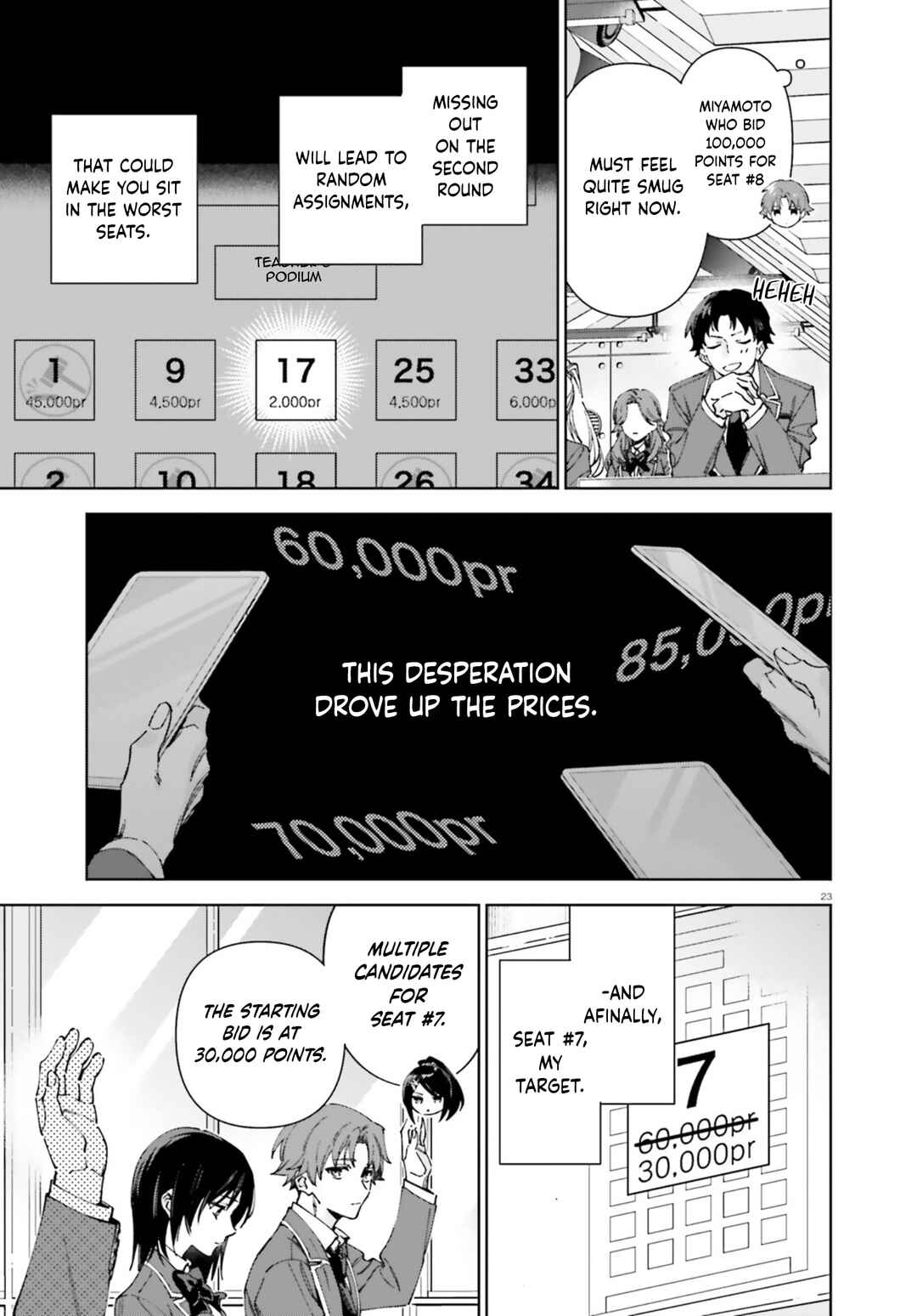 Page 23 Chapter 19.70 Youkoso Jitsuryoku Shijou Shugi no Kyoushitsu e: 2-nensei-hen