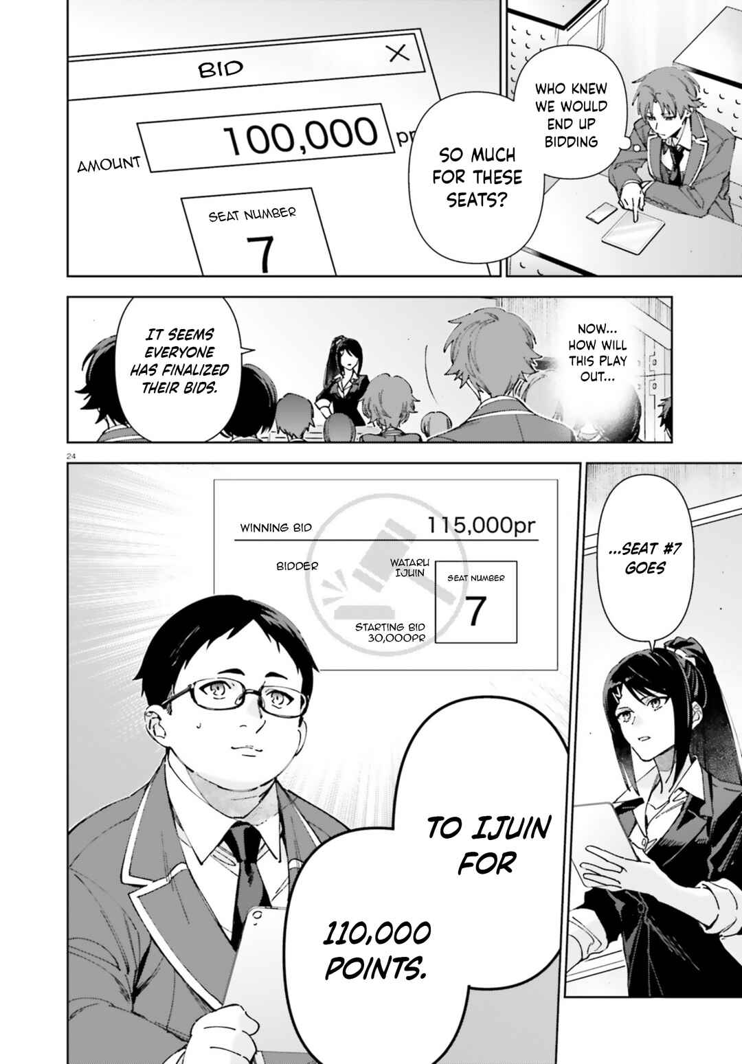 Page 24 Chapter 19.70 Youkoso Jitsuryoku Shijou Shugi no Kyoushitsu e: 2-nensei-hen