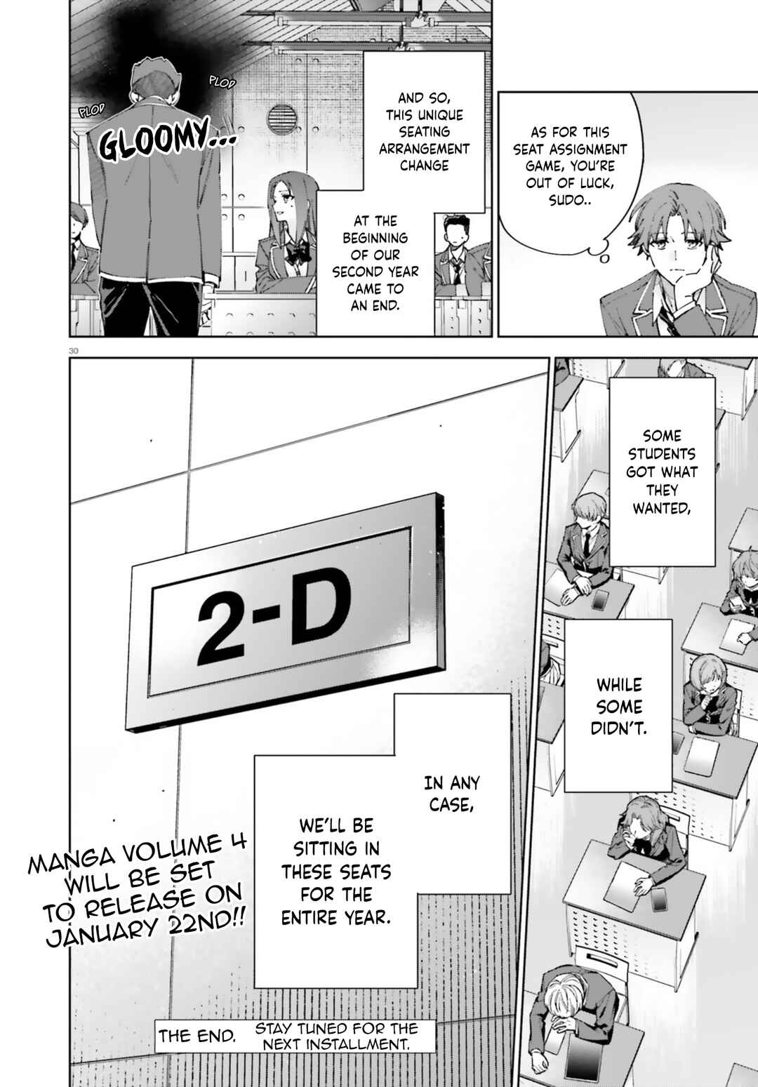 Page 30 Chapter 19.70 Youkoso Jitsuryoku Shijou Shugi no Kyoushitsu e: 2-nensei-hen