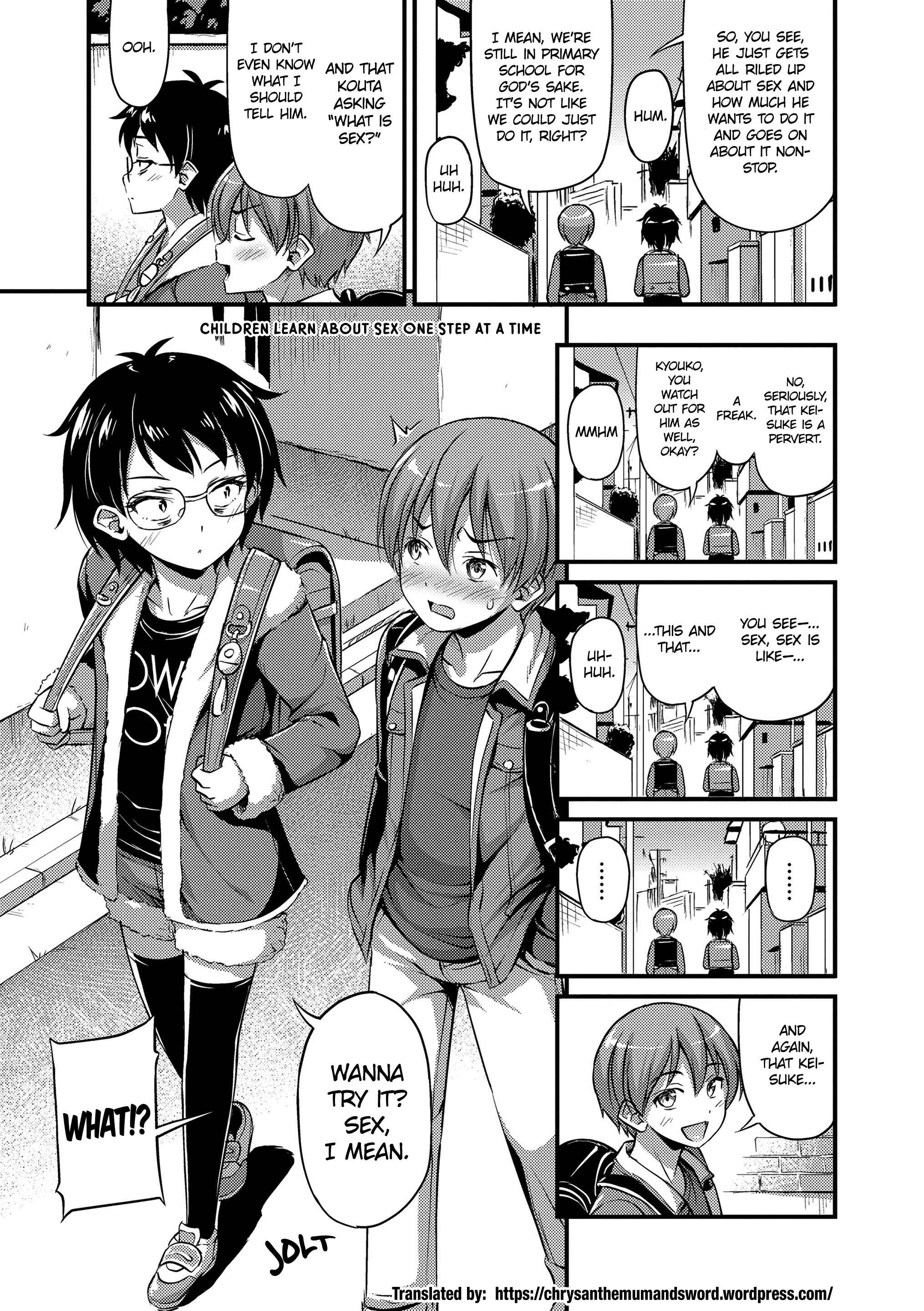Page 1 Chapter 9 Oppai, Futomomo, Sokoni Short Pants