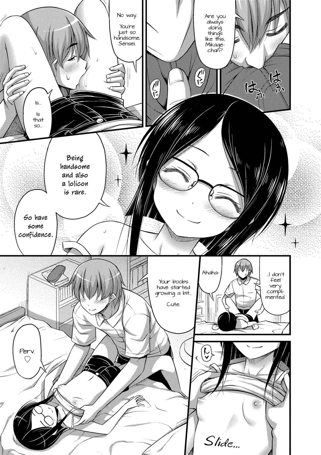 Page 12 Chapter 1 Oppai, Futomomo, Sokoni Short Pants