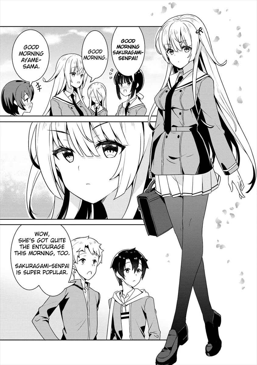 Page 9 Chapter 1 Ayame-senpai wa Boku to Himitsu no Keiyaku wo