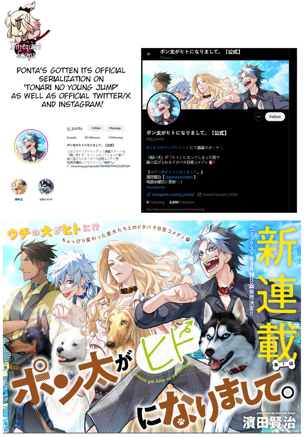 Page 3 Chapter 16.6 Inu ga Hito ni Naru Hanashi