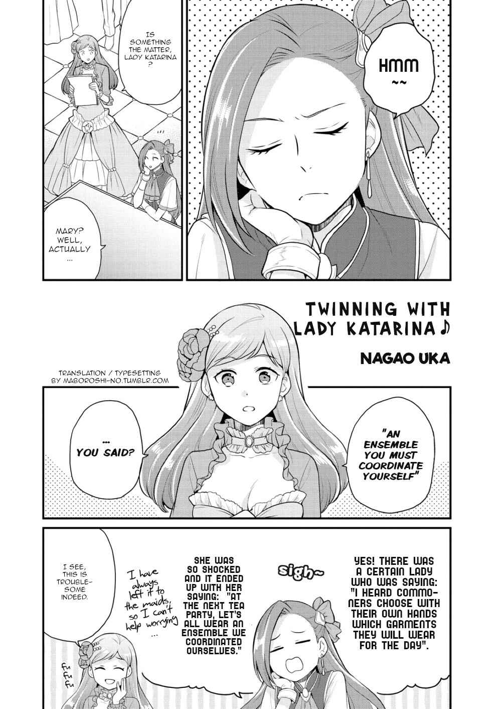 Page 1 Chapter 4 My Next Life as a Villainess: All Routes Lead to Doom! Comic Anthology