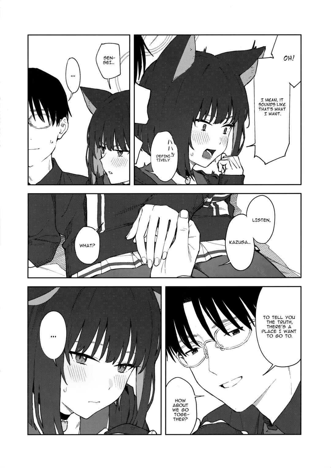 Page 12 Chapter Unknown_90e4 Blue Archive - Sensei, Doushite Watashi nano...? (Doujinshi)
