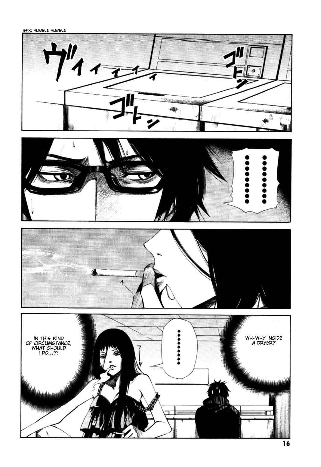 Page 4 Chapter 2 Coin Laundry no Onna