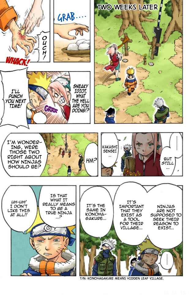 Page 18 Chapter 33 Naruto (Official Colored)