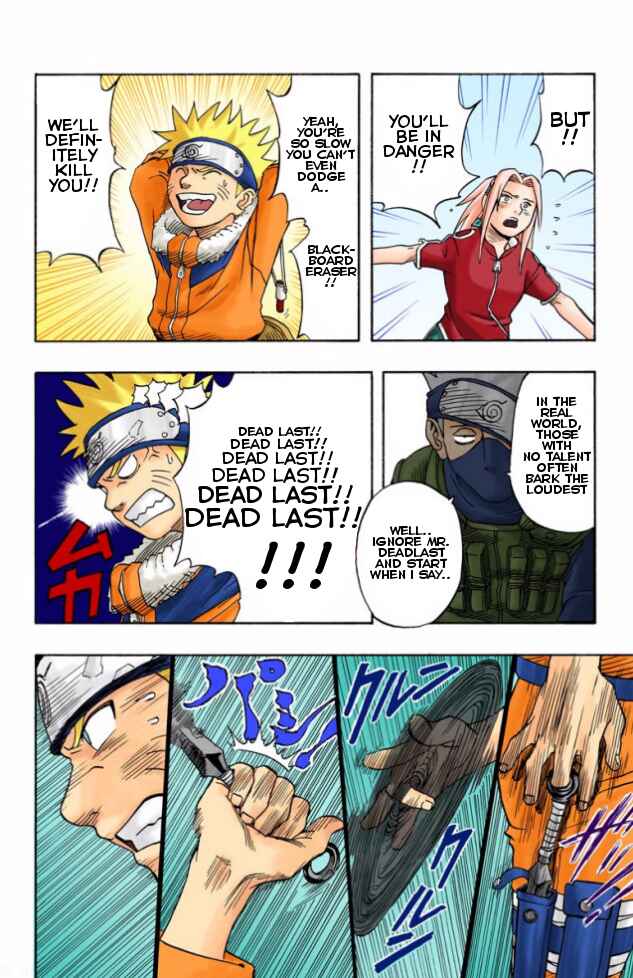 Page 18 Chapter 4 Naruto (Official Colored)