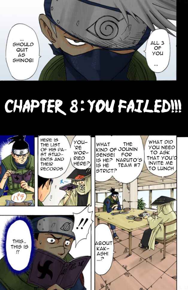 Page 4 Chapter 8 Naruto (Official Colored)