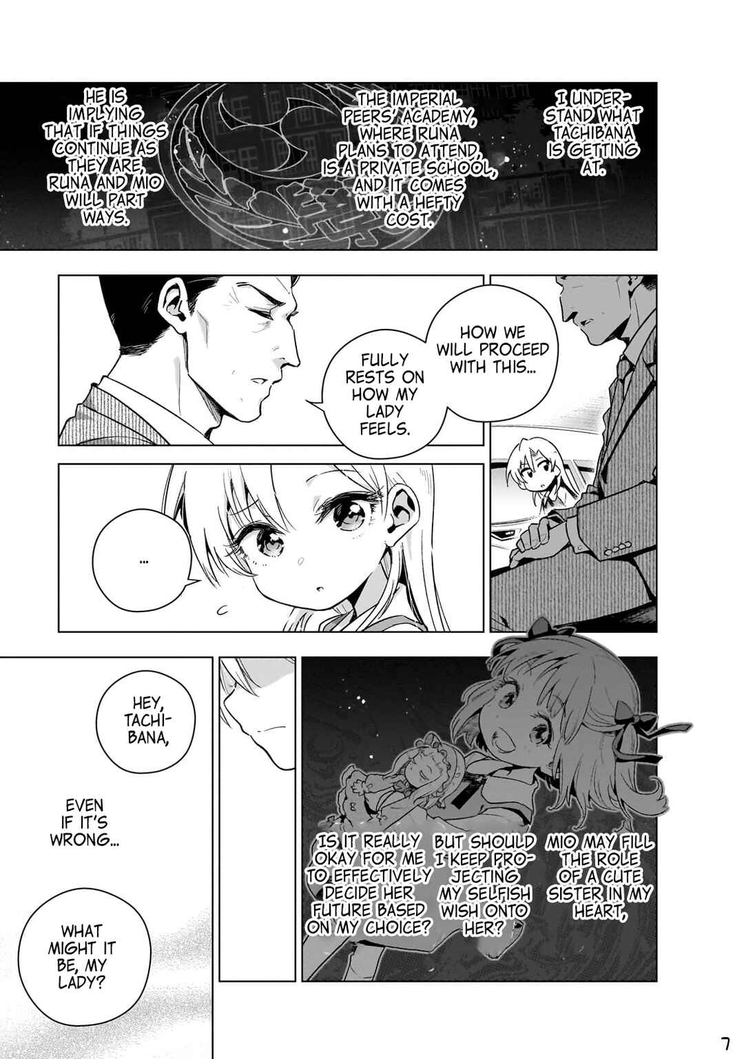 Page 7 Chapter 9.5 Gendai Shakai de Otome Game no Akuyaku Reijou wo Suru no wa Chotto Taihen
