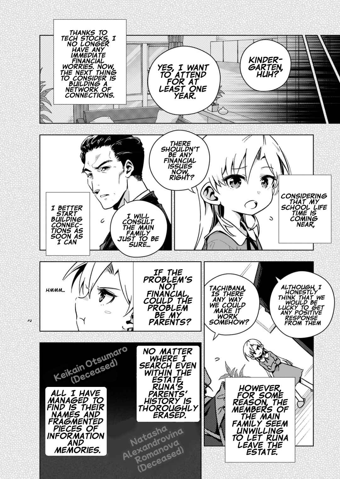 Page 2 Chapter 5.5 Gendai Shakai de Otome Game no Akuyaku Reijou wo Suru no wa Chotto Taihen