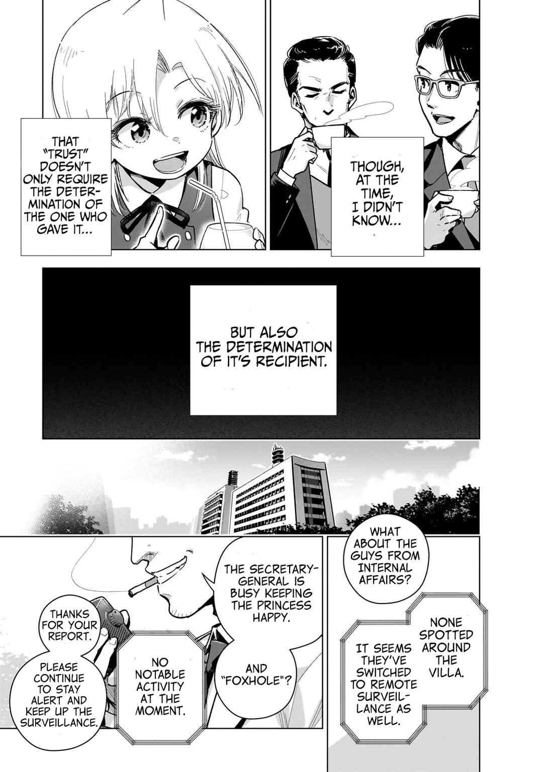 Page 22 Chapter 15 Gendai Shakai de Otome Game no Akuyaku Reijou wo Suru no wa Chotto Taihen
