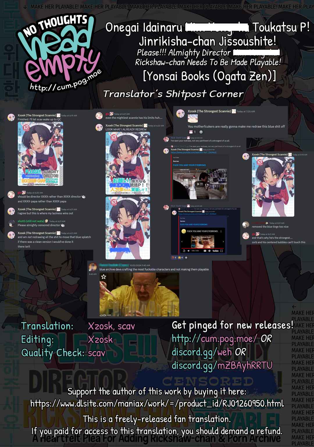 Page 24 Chapter Unknown_1b7d Blue Archive - Please!!! Almighty Director Kim Yong-ha! Rickshaw-chan Needs To Be Made Playable!
