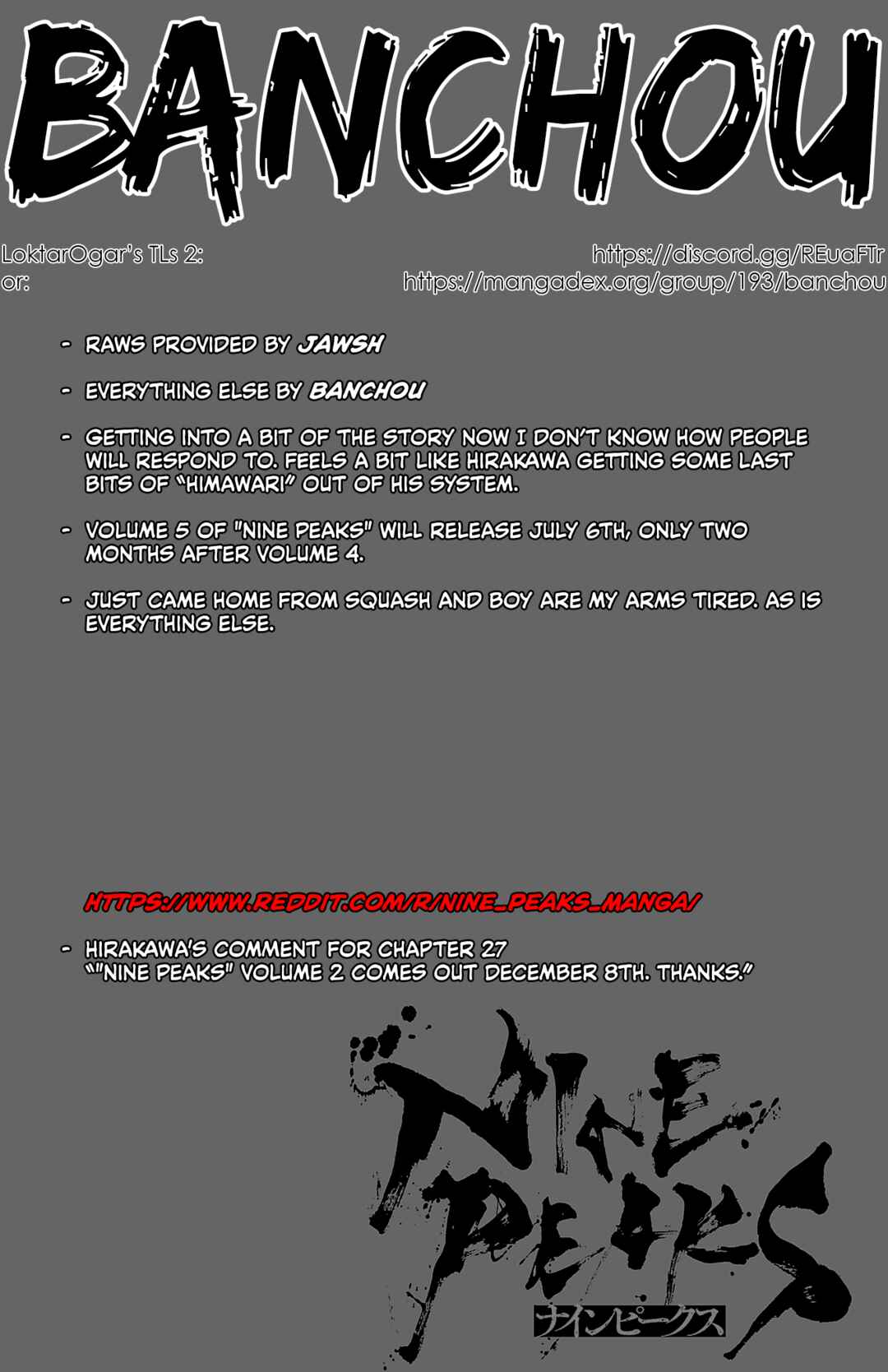 Page 1 Chapter 27 Nine Peaks