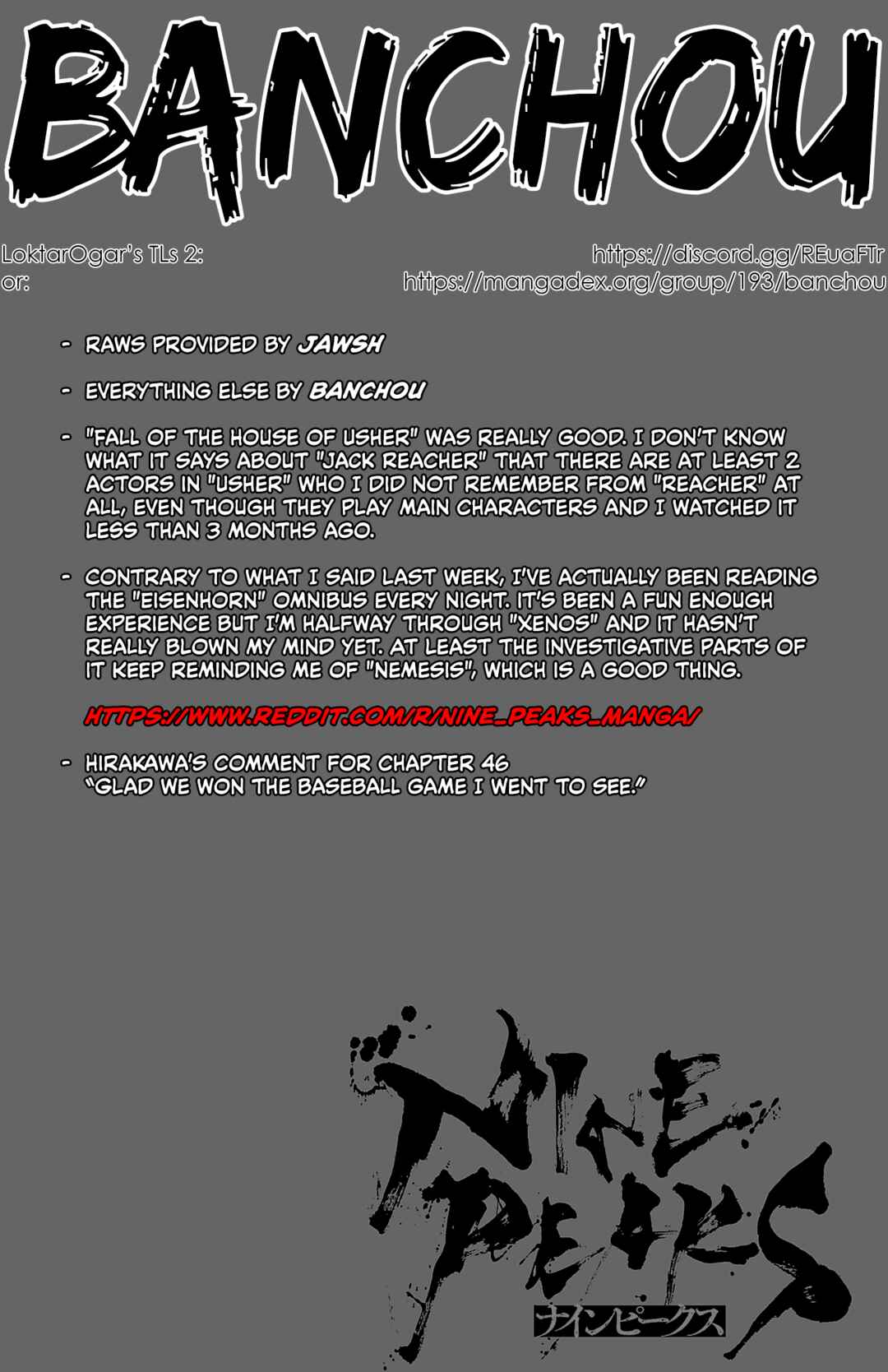 Page 1 Chapter 46 Nine Peaks