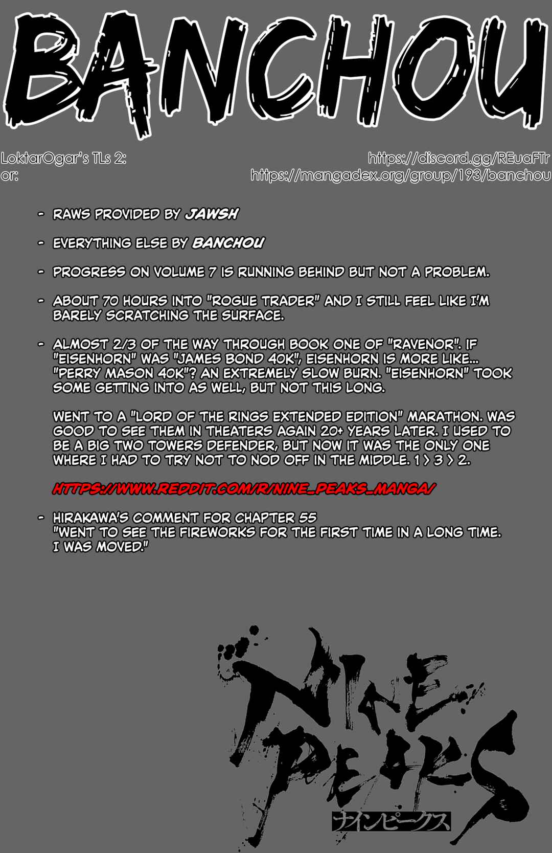 Page 1 Chapter 55 Nine Peaks