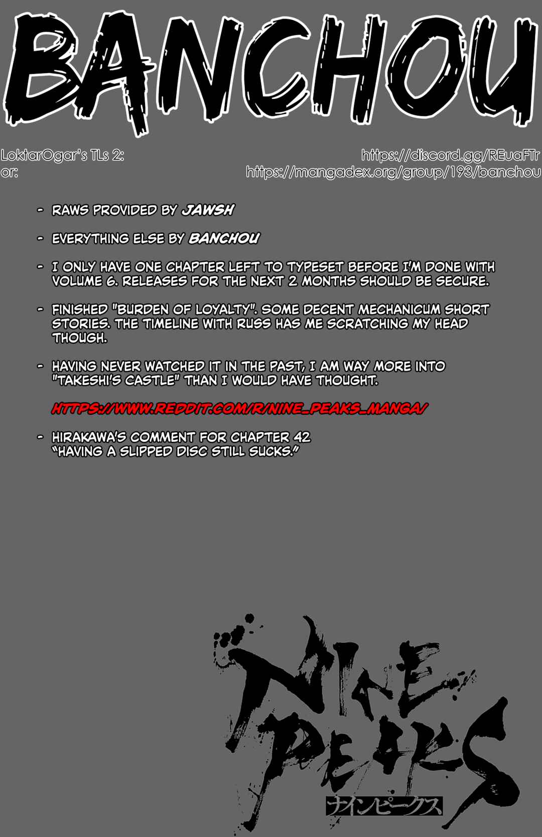 Page 1 Chapter 42 Nine Peaks