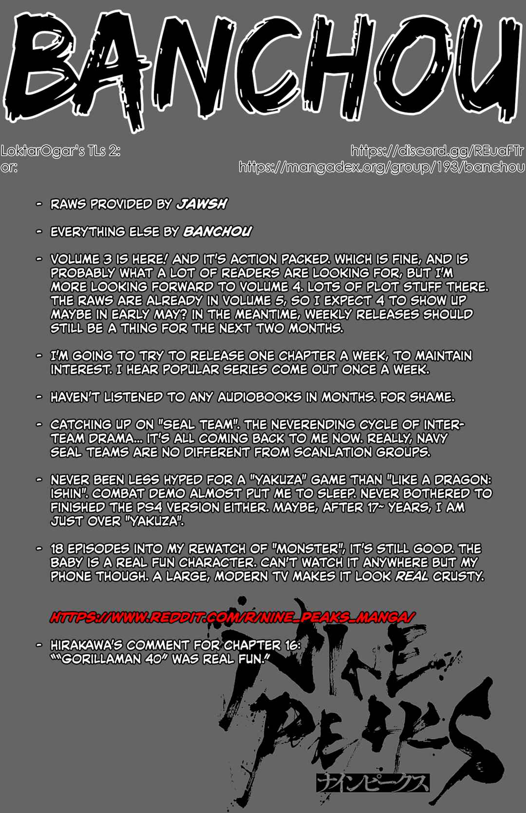 Page 1 Chapter 16 Nine Peaks