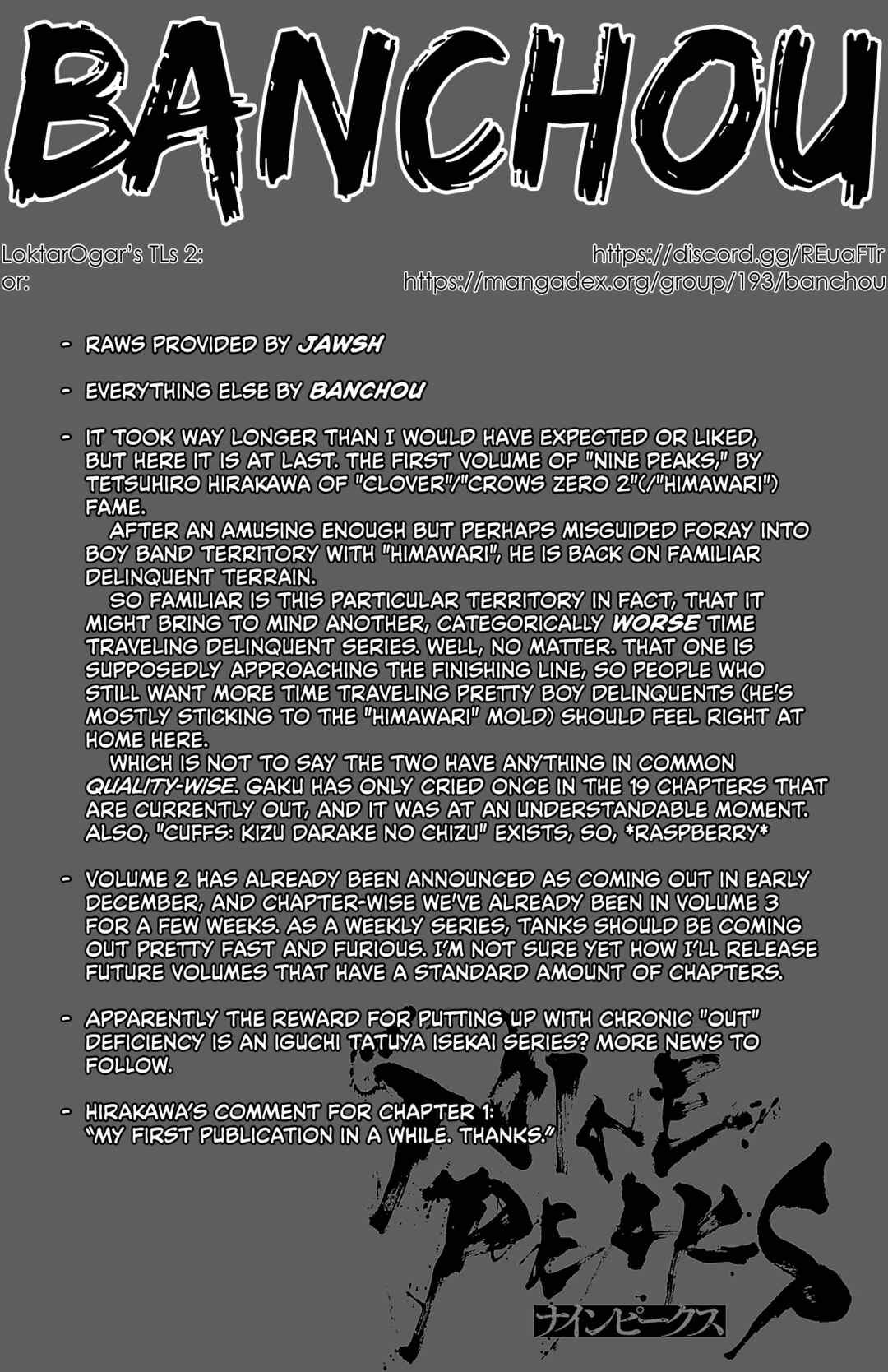 Page 1 Chapter 1 Nine Peaks