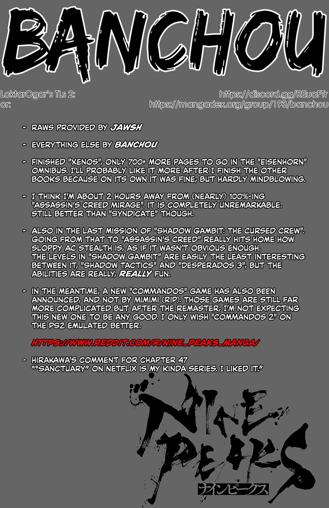 Page 1 Chapter 47 Nine Peaks