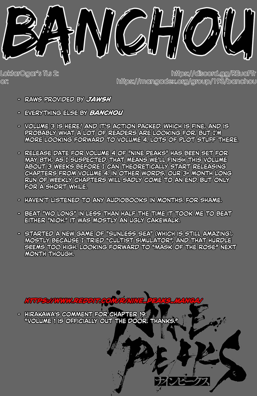 Page 1 Chapter 19 Nine Peaks