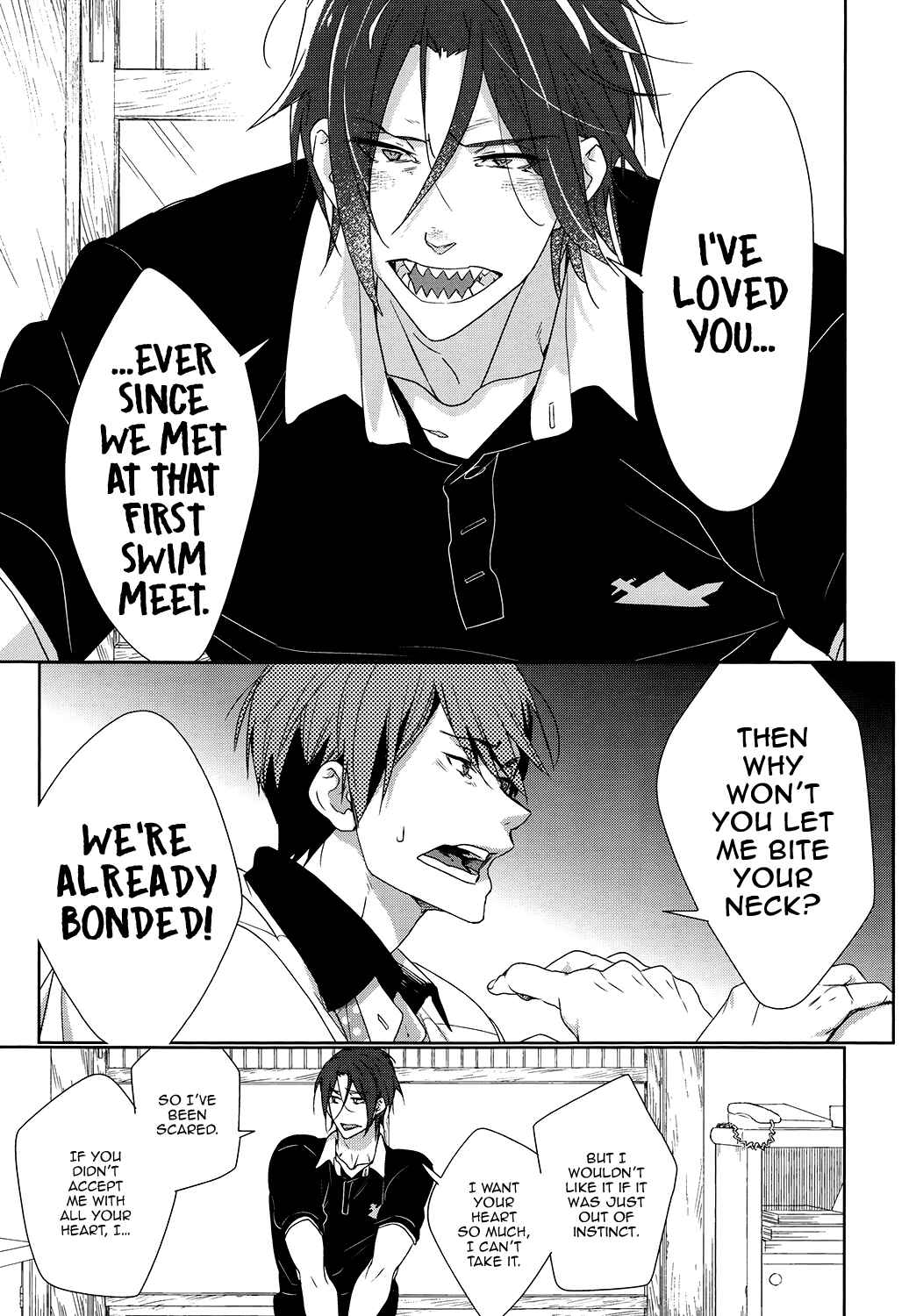 Page 14 Chapter Unknown_376a Free! - Toumei na Ato (Doujinshi)