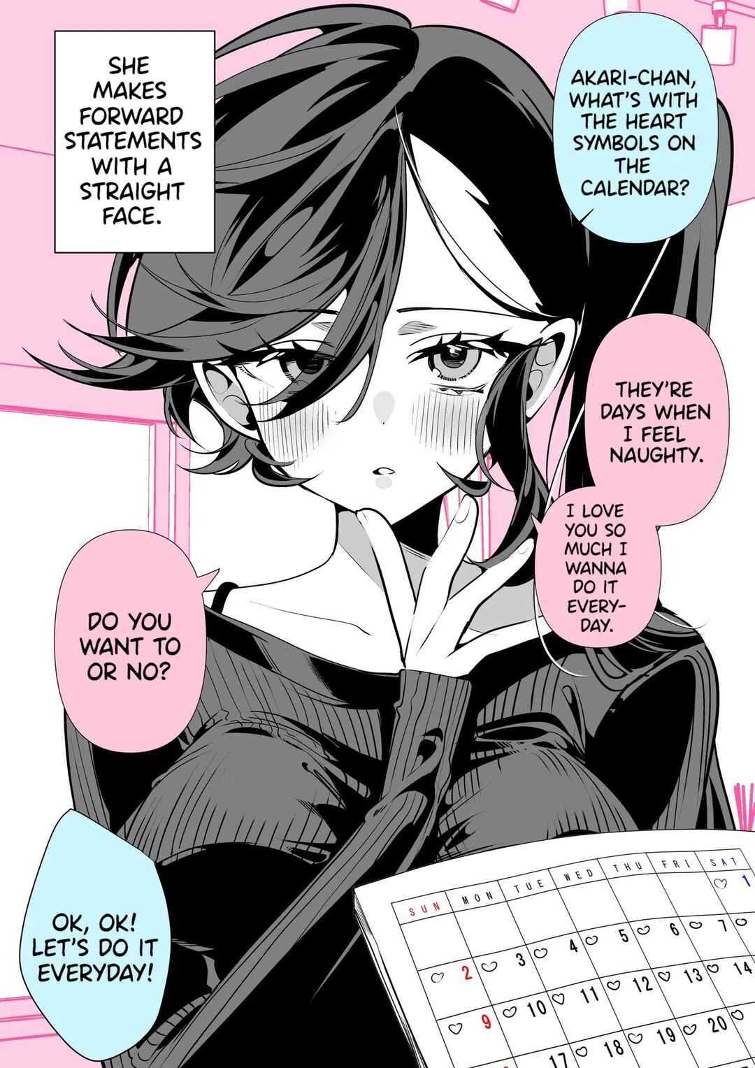 Page 2 Chapter 1 The ○○ Side of My Girlfriend Who Doesn’t Talk Much