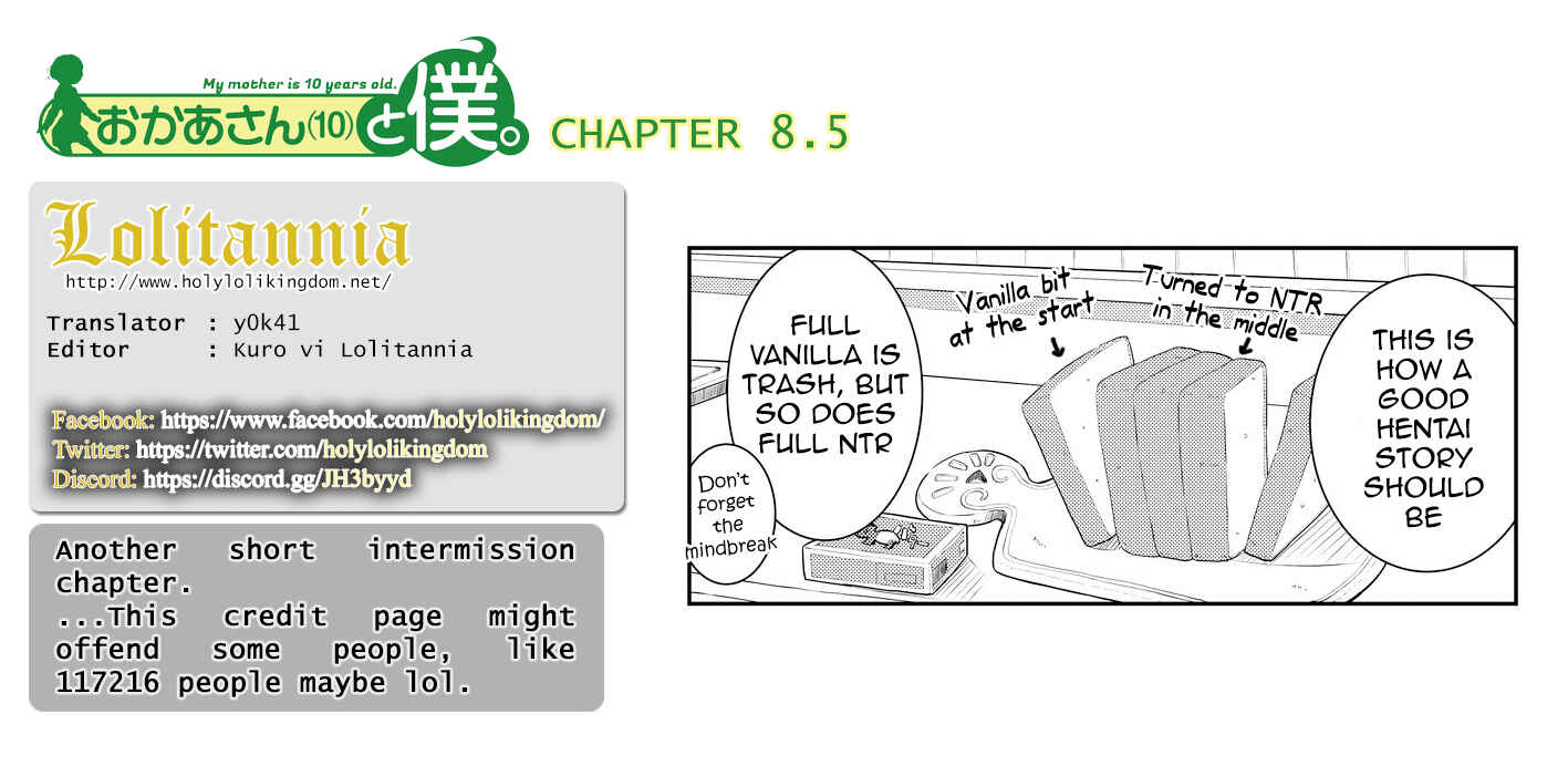 Page 1 Chapter 8.5 Okaa-san (10) to Boku.