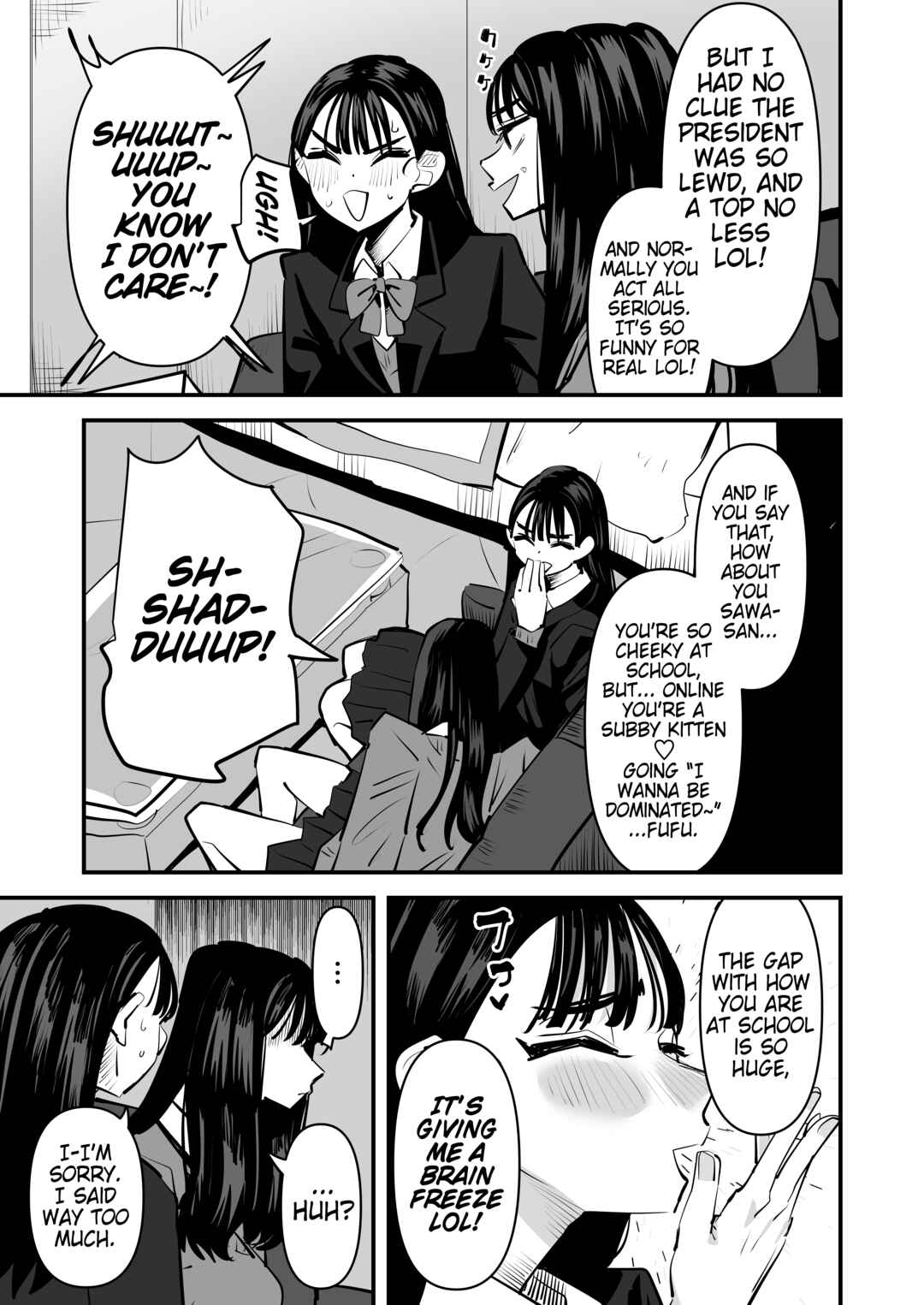Page 4 Chapter Unknown_67be Iincho no Kuse ni Yuri Sex Chou Umakute Maji Mukatsuku