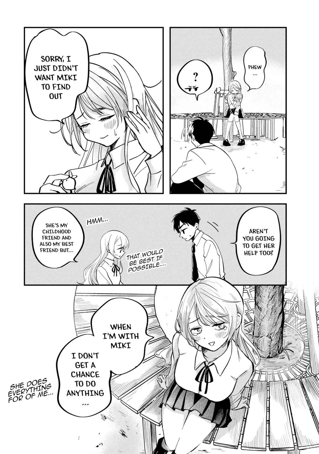 Page 8 Chapter 2 Aisare Tenshi na Classmate ga, Ore ni Dake Itazura ni Hohoemu