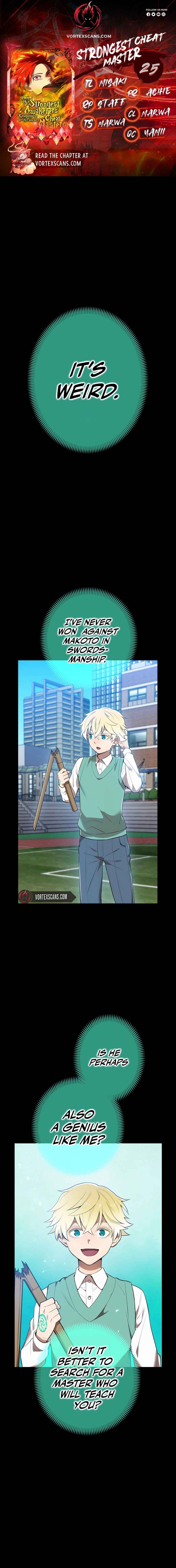 Page 1 Chapter 25 Ore Dake Saikyou Chouetsusha - Zen Sekai no Cheat Shishou ni Mitomerareta