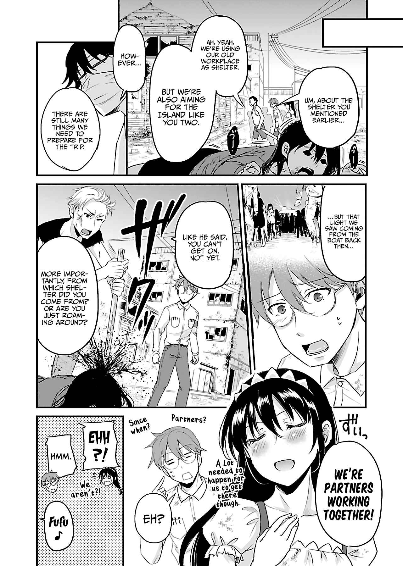 Page 12 Chapter 7 Zombie Darake no Kono Sekai de wa Sex Shinai to Ikinokorenai