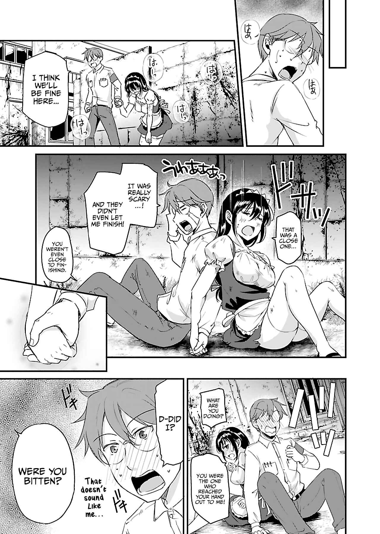 Page 9 Chapter 7 Zombie Darake no Kono Sekai de wa Sex Shinai to Ikinokorenai