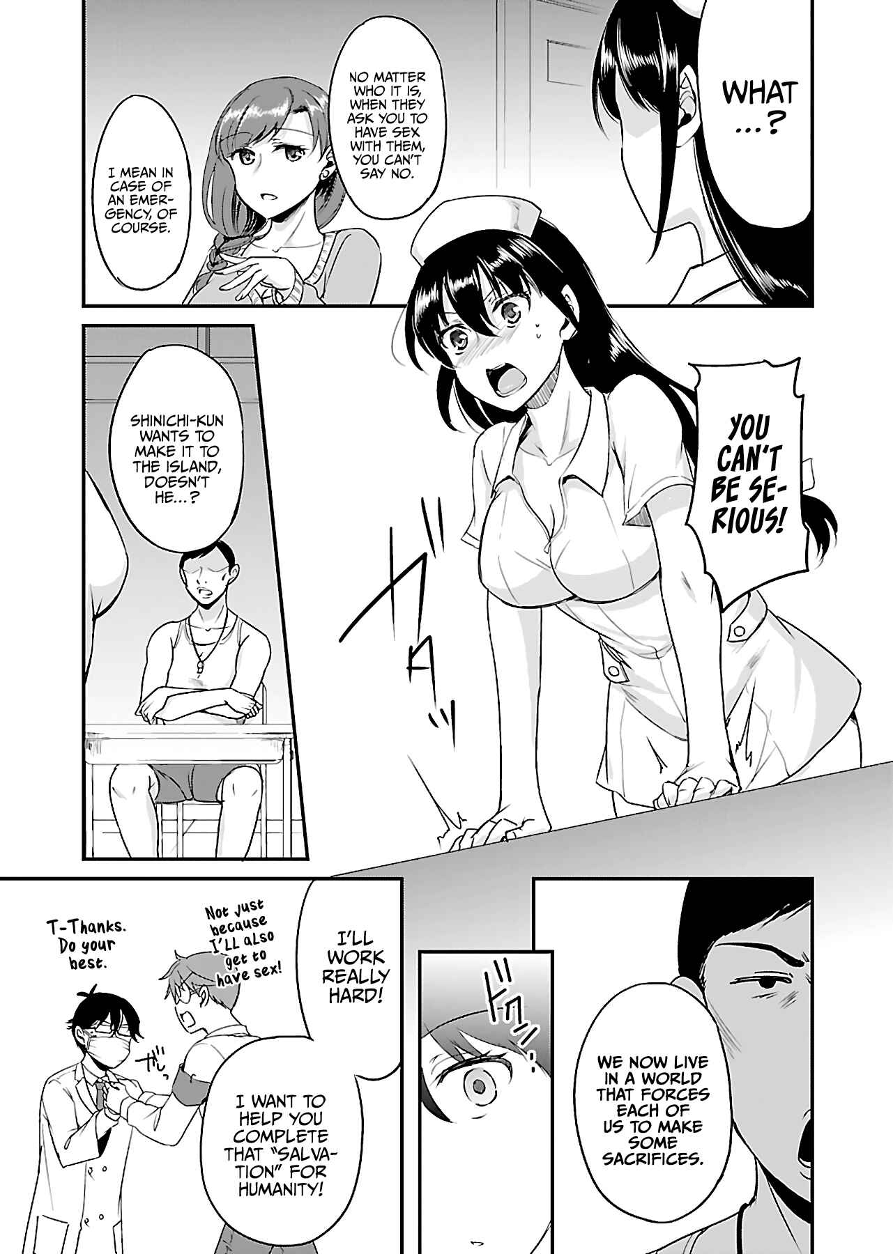 Page 6 Chapter 8 Zombie Darake no Kono Sekai de wa Sex Shinai to Ikinokorenai