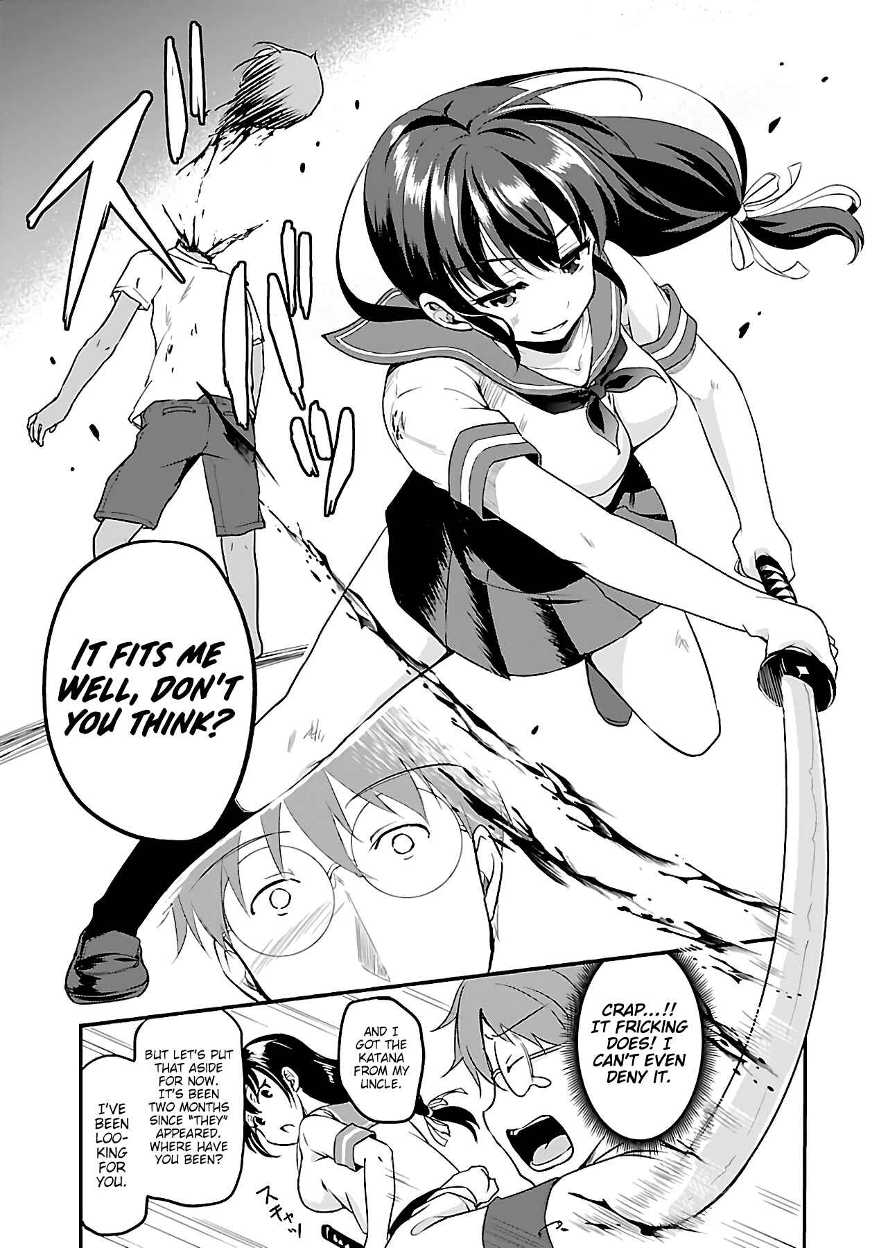Page 5 Chapter 2 Zombie Darake no Kono Sekai de wa Sex Shinai to Ikinokorenai