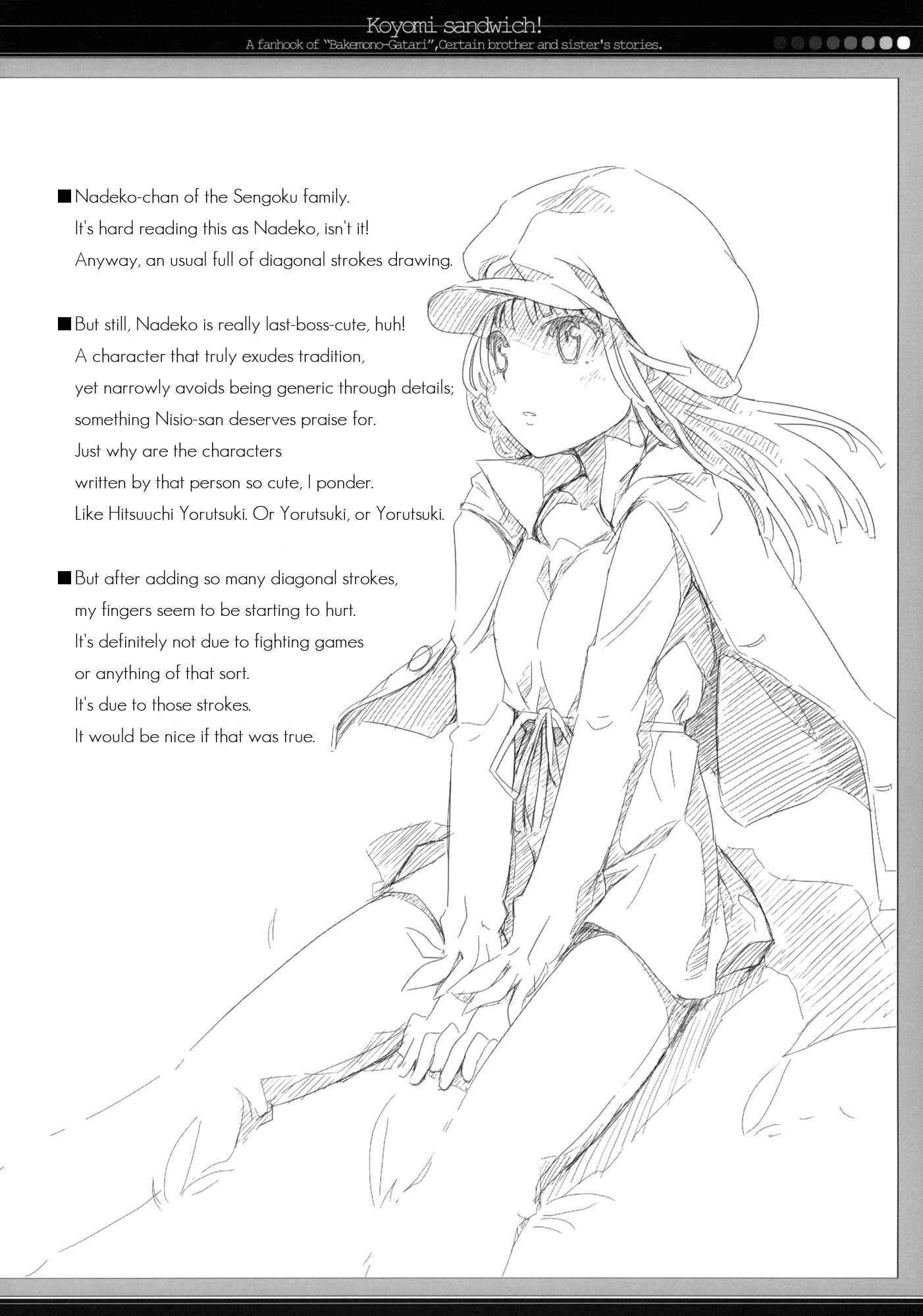 Page 24 Chapter Unknown_0419 Bakemonogatari - Koyomi Sandwich! (Doujinshi)