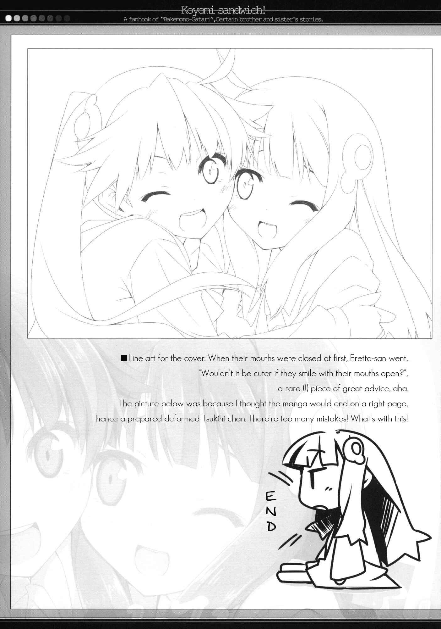 Page 27 Chapter Unknown_0419 Bakemonogatari - Koyomi Sandwich! (Doujinshi)