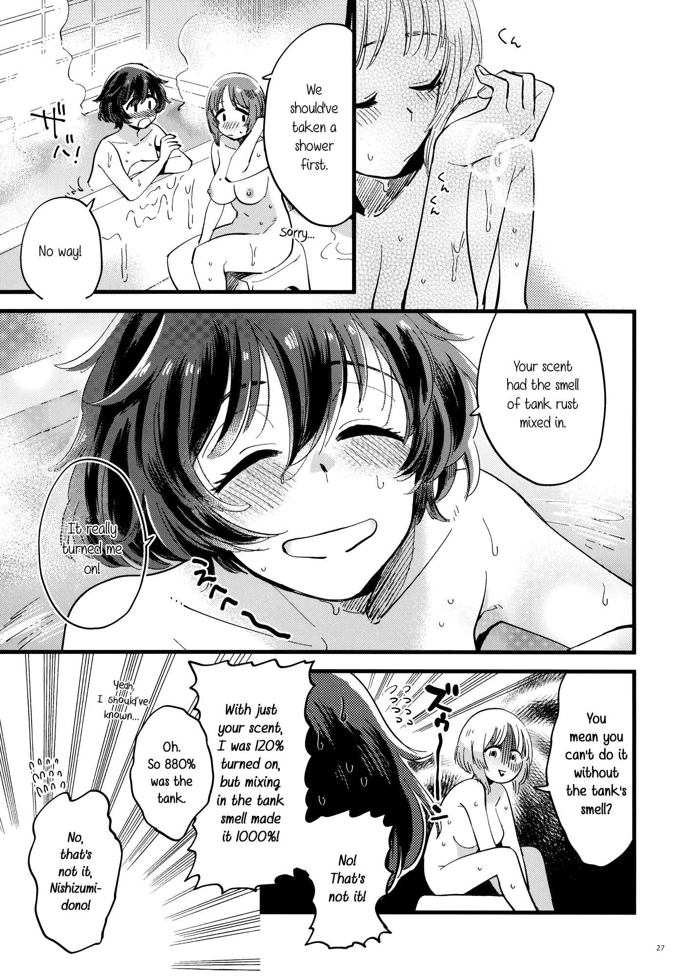 Page 27 Chapter Unknown_3b27 GIRLS und PANZER - Yasashiku, Sawatte, Oku made Furete (Doujinshi)
