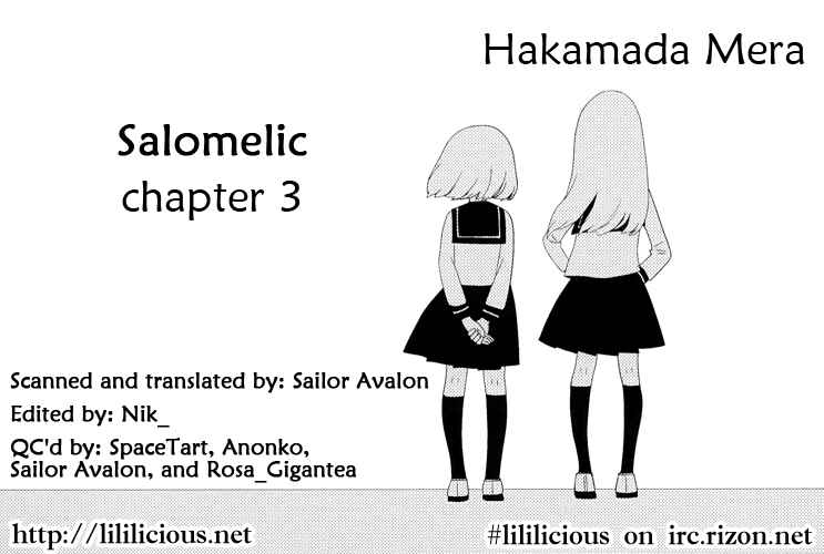 Page 32 Chapter 3 Salomelic