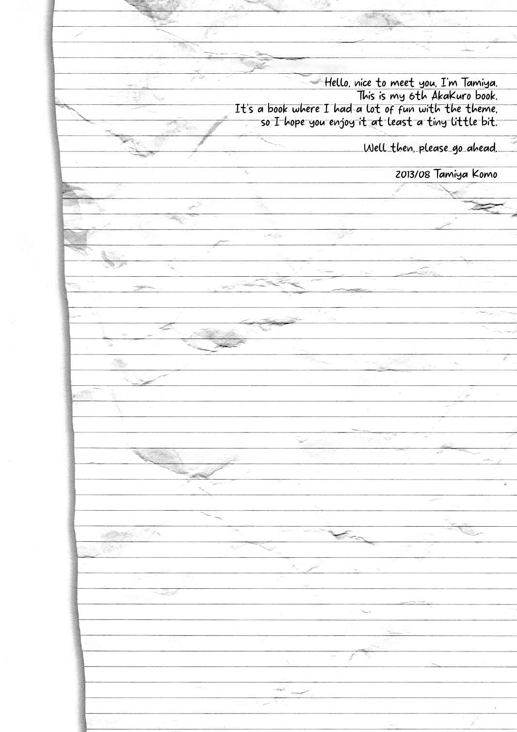 Page 5 Chapter Unknown_1dd5 Kuroko no Basket - Love Letter From You (Doujinshi)