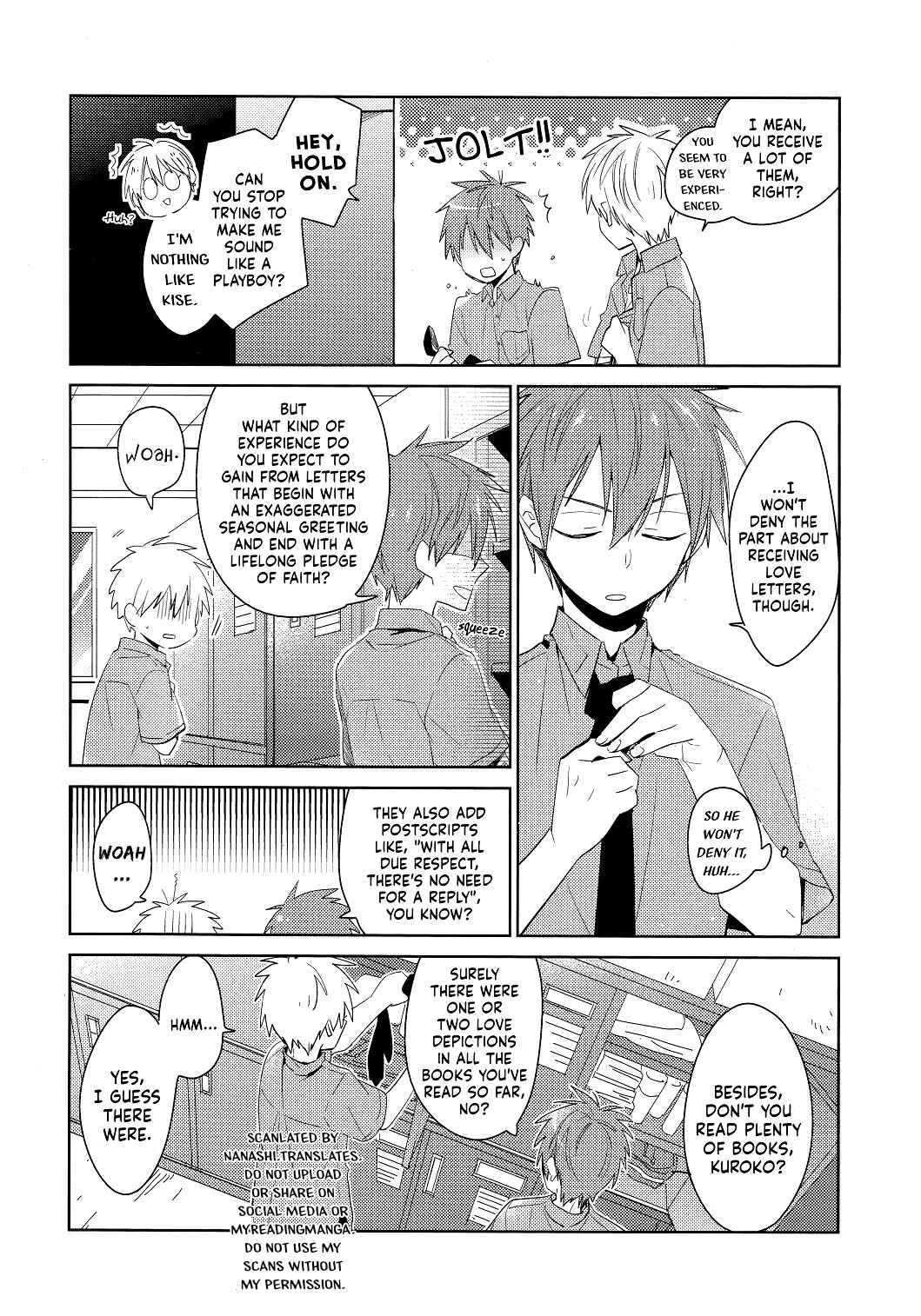 Page 7 Chapter Unknown_1dd5 Kuroko no Basket - Love Letter From You (Doujinshi)