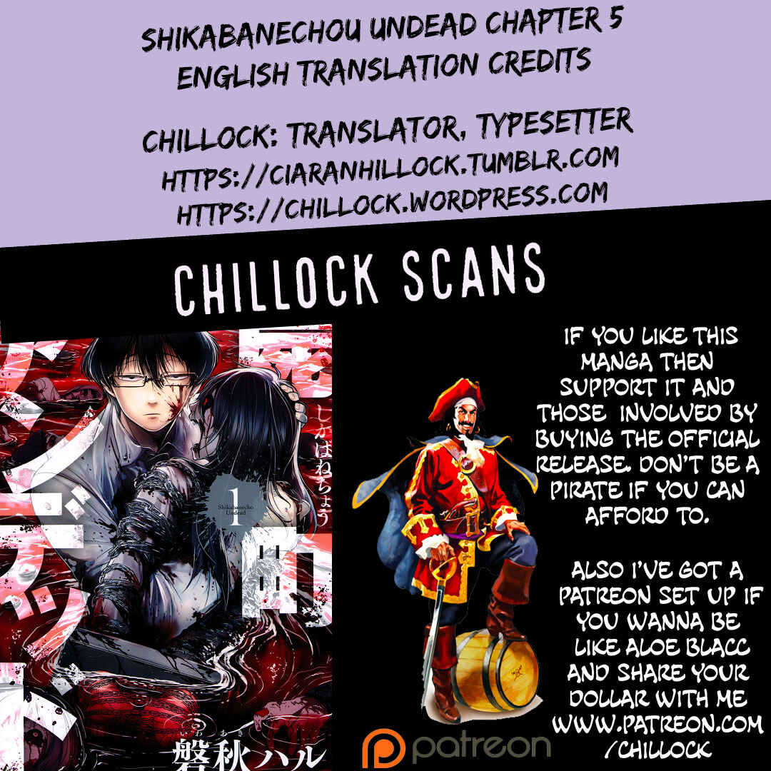 Page 45 Chapter 5 Shikabanechou Undead