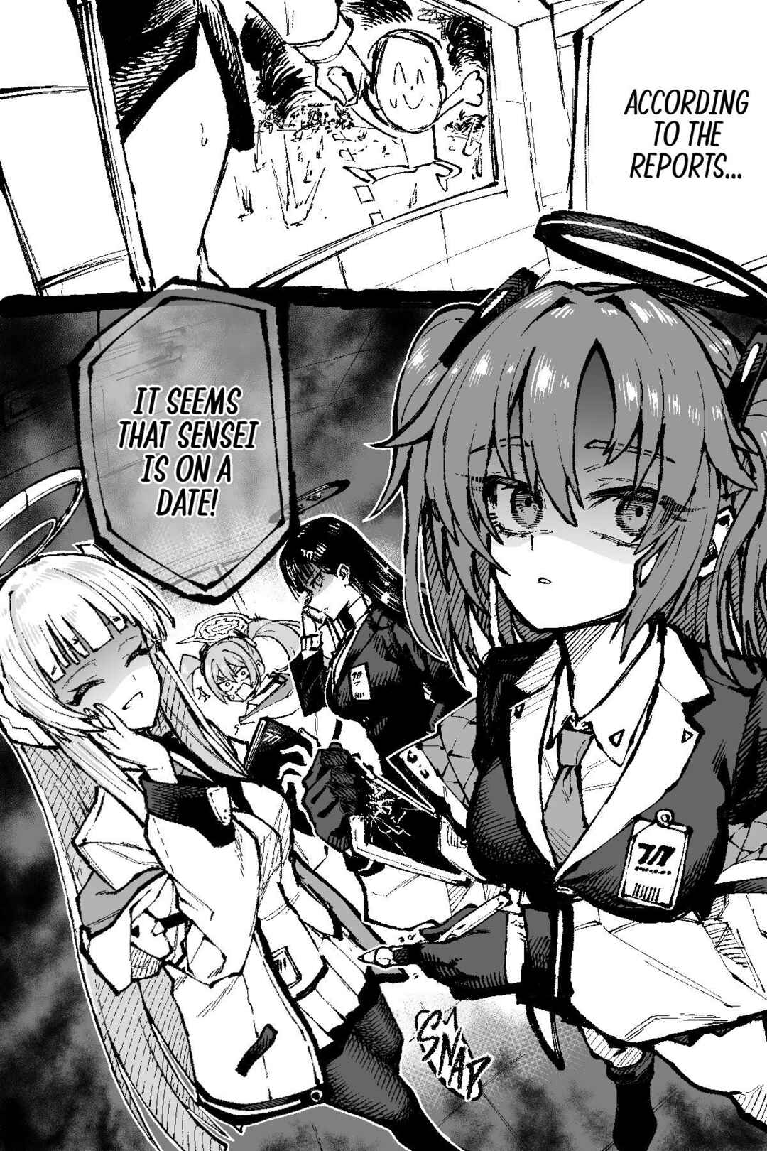 Page 1 Chapter 14 Blue Archive - JAZZs Twitter Content (Doujinshi)