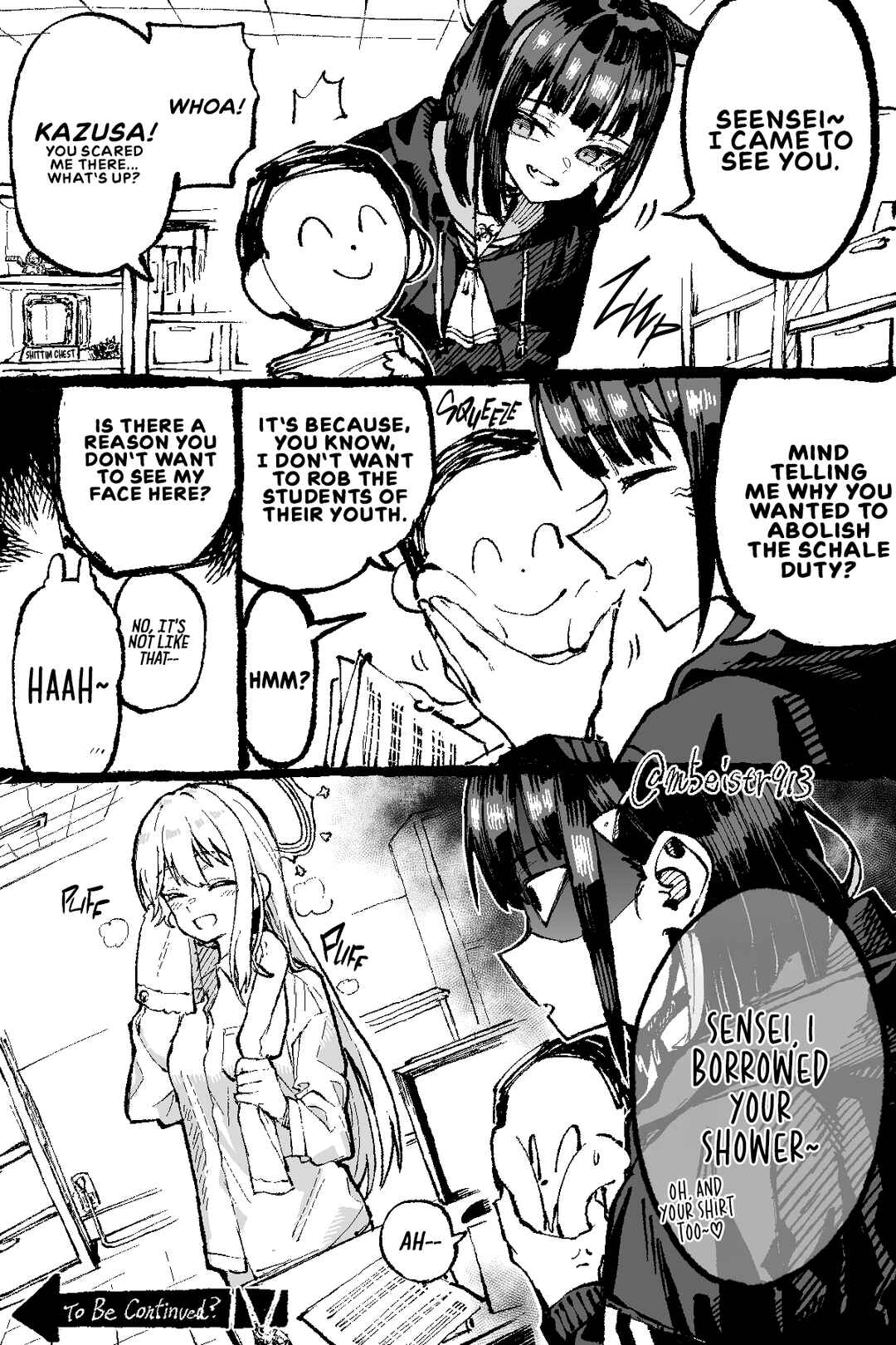 Page 1 Chapter 47 Blue Archive - JAZZs Twitter Content (Doujinshi)